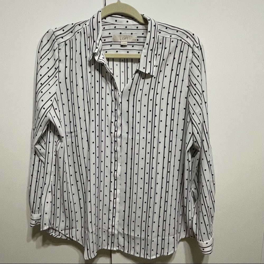 LOFT Large Petite blouse